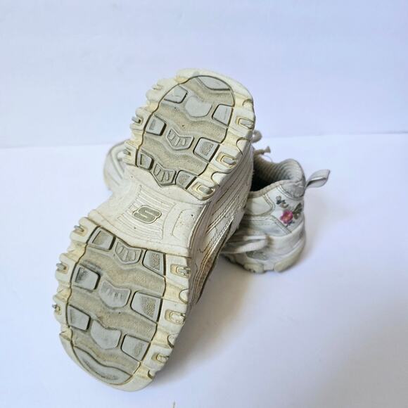Sketchers D'lites Platform Sneakers Play Condition size 11 Floral Embroidered - Picture 15 of 15